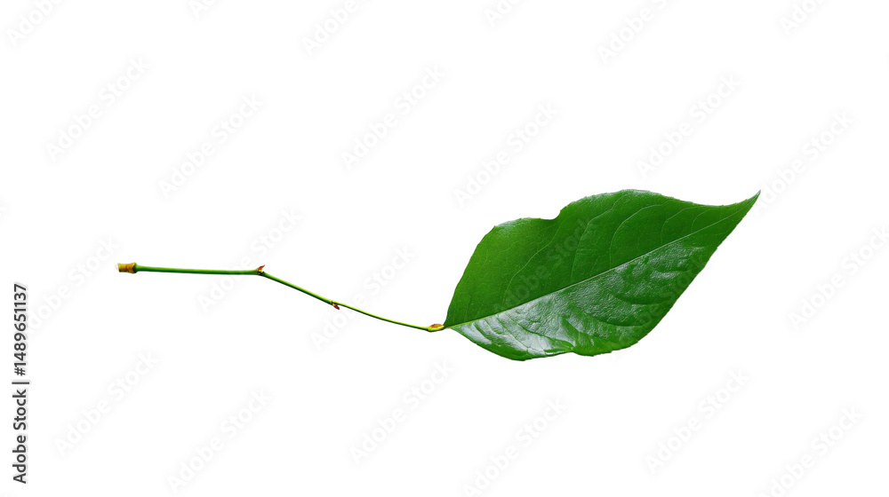 Fototapeta premium a leaf with a tiny bug on it