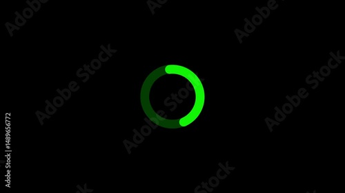 Dot Loading Animation 4K Ultra HD Loop, Modern Circular Dots Logo Reveal Motion Graphics, Minimal Abstract Loader Background for Intro Outro Branding