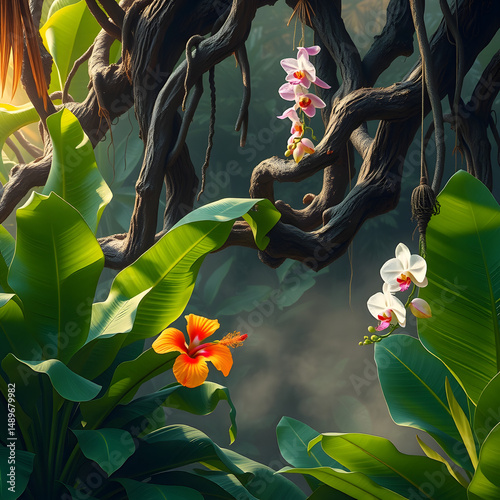 A Garden Plant Paradise Full of Life and Nature