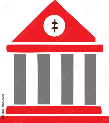 A 3D vector illustration shows a money box icon with a dollar sign, a business concept symbol for home finance