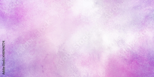 Abstract smooth pastel light pink wet effect hand drawn canvas aquarelle background, watercolor paper textured illustration, abstract aquarelle emerald backdrop and horizontal template.