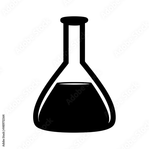 Chemical glass tube lab equipment vector illustration