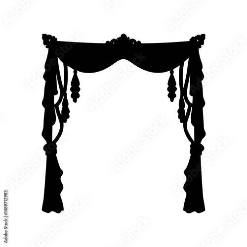 Decorative toran traditional hanging vector illustration