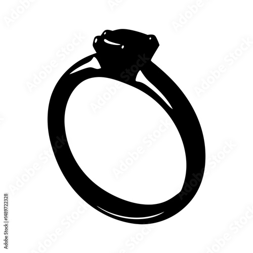 Ring jewelry band vector illustration photo