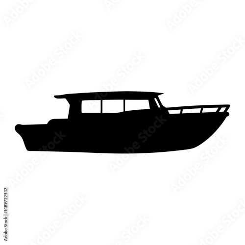 Riverboat water vessel vector illustration photo