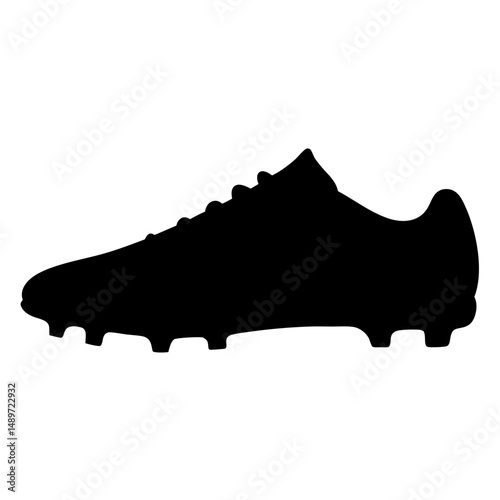 Soccer shoe sports footwear vector illustration