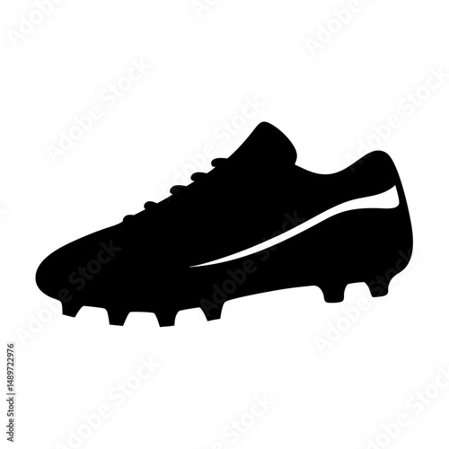 Soccer shoe sports footwear vector illustration
