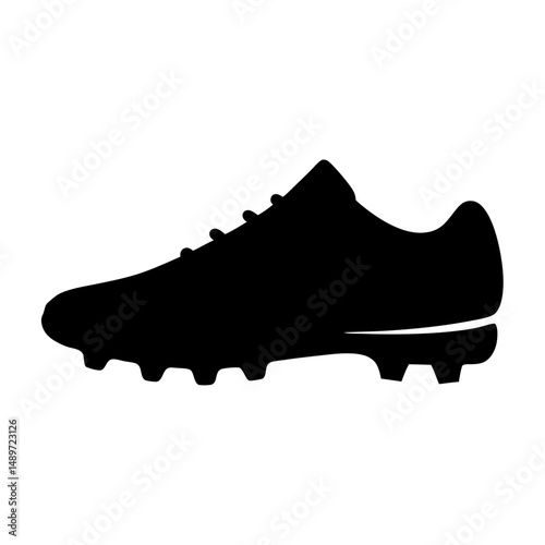 Soccer shoe sports footwear vector illustration