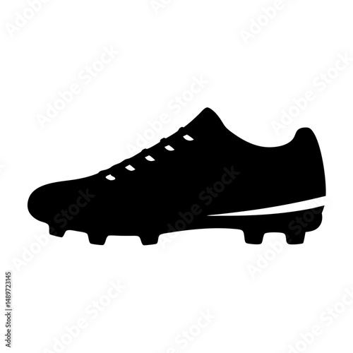 Soccer shoe sports footwear vector illustration