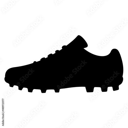 Soccer shoe sports footwear vector illustration