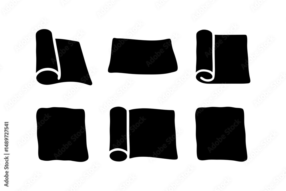 Black Carpet Icon Simple Illustration Vector Illustration Black Carpet Icon Simple Illustration Vector Illustration