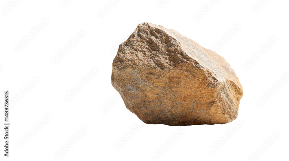 Obraz premium a rock sitting on top of a white surface