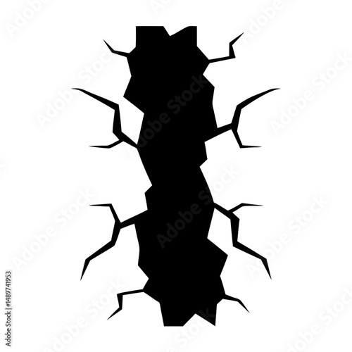 broken texture vector illustration