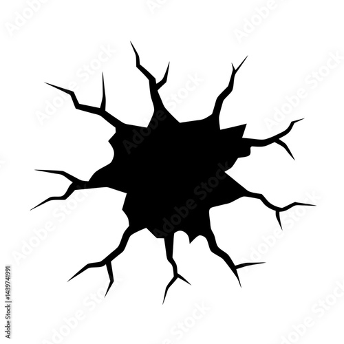 broken texture vector illustration