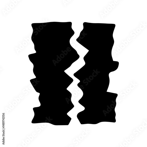 broken texture vector illustration