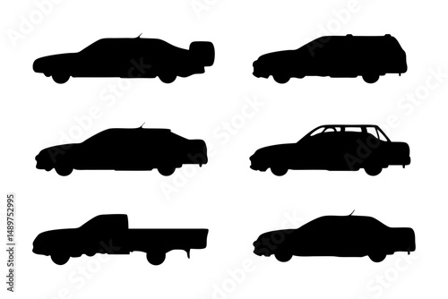 Journey Car with Luggage Stack vector illustration