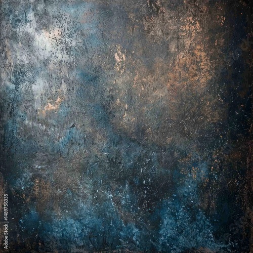 Blue Grunge Texture with High Resolution and Unique Aspect Ratio