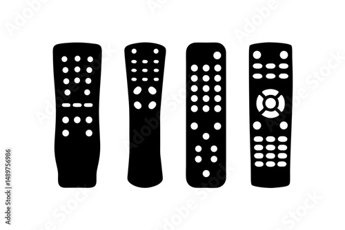 Robust armored military vehicle silhouette vector illustration