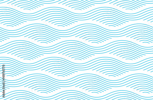 Abstract background with seamless wave pattern