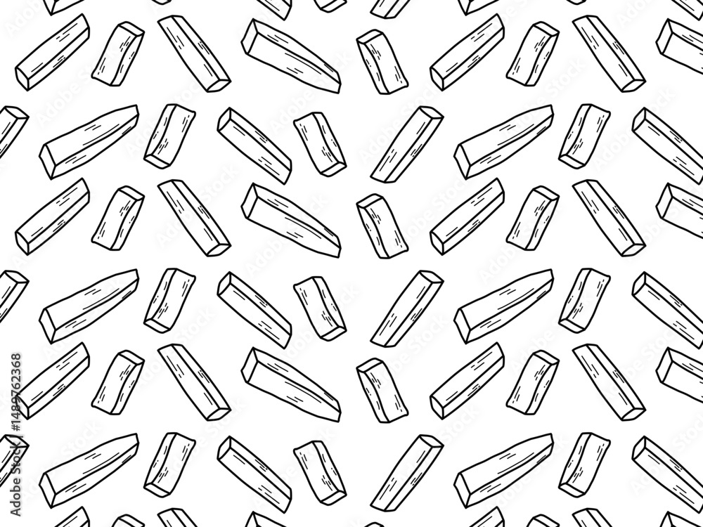 French fries simple minimalist and cute seamless pattern. Pommes frites doodle pattern. For packaging and banner design. Fry potato. Fast food design French fries simple minimalist and cute seamless pattern. Pommes frites doodle pattern. For packaging and banner design. Fry potato. Fast food design