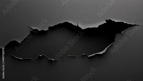 Ripped Dark Gray Surface
