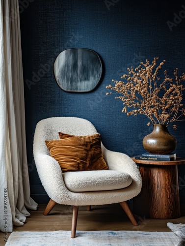 A Comfortable Interior Setting With a Warm Cozy Aesthetic