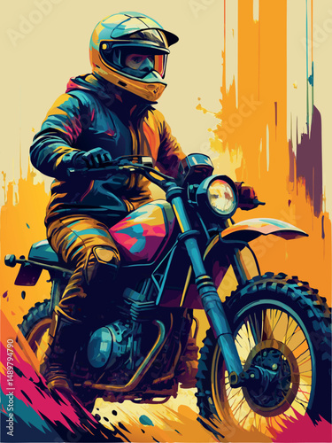 fare motocross nei boschi 04