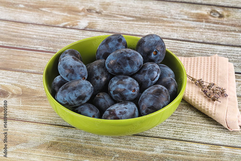 Fresh raw sweet juicy plum Fresh raw sweet juicy plum