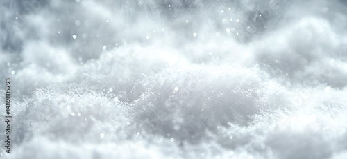 Sparkling white foam abstract background texture
