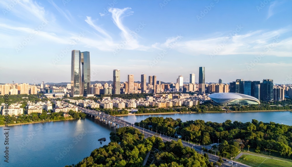 Fototapeta premium Gritty Urban Drama Cityscape in Realistic Style with Raw Details