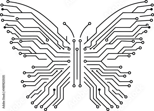 Circuit Butterfly Vector Design