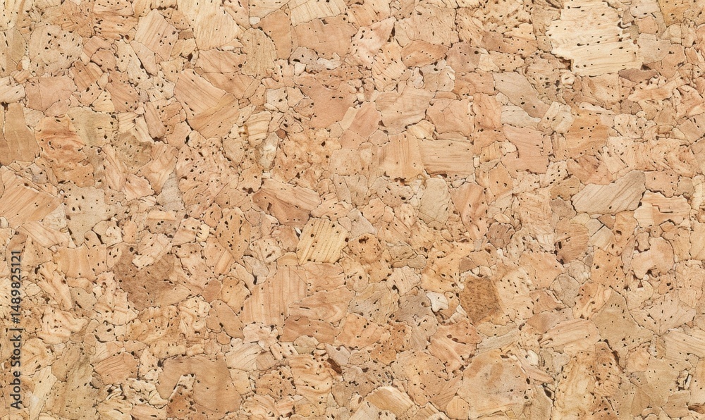 Light brown corkboard texture background, close-up Light brown corkboard texture background, close-up