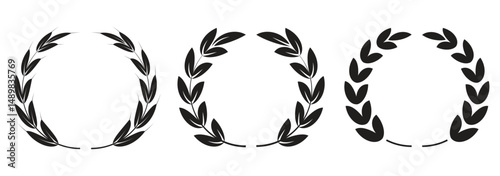  wheat ears icon. Wheat symbol vector flat icons.