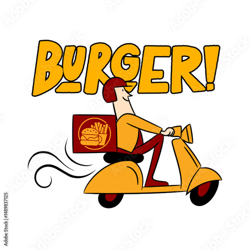food delivery design vector illustration