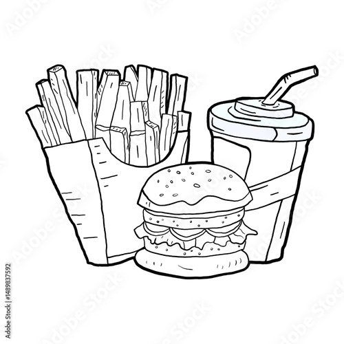 fast food and drink