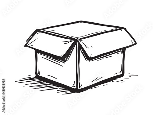 Soft Plyo Box line art illustration