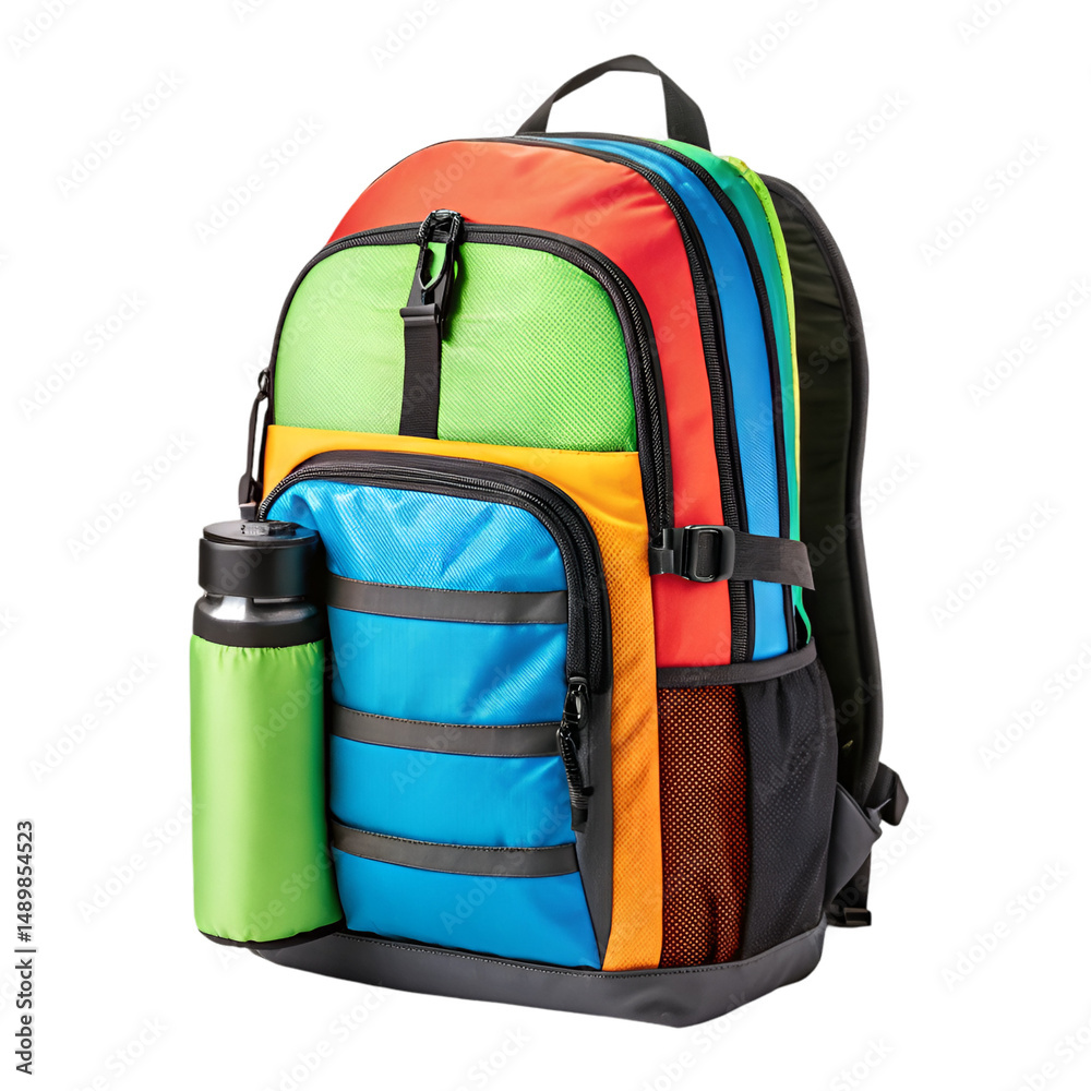 Fototapeta premium backpack isolated on white background