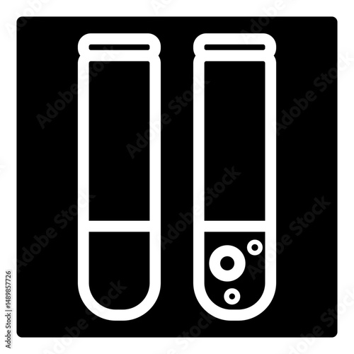 blood test glyph icon