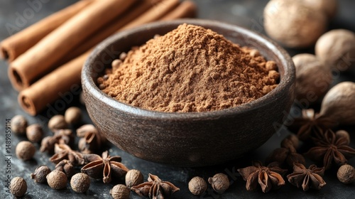 Aromatic Spice Blend: Cinnamon, Nutmeg, and Star Anise