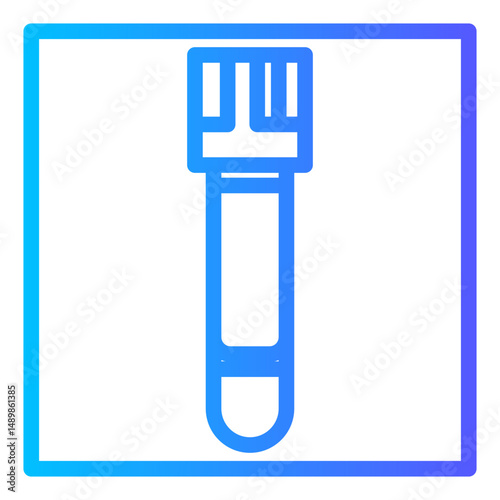 blood tube gradient icon