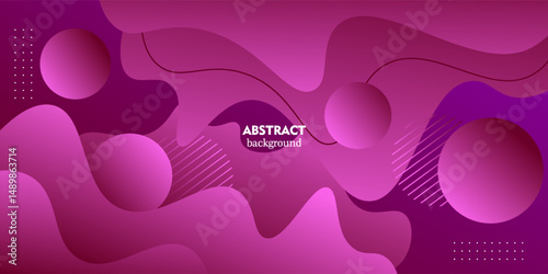 Simple abstract wave background in pink color. Simple soft pink color design. Vector Eps10