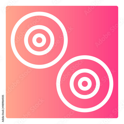 red blood cells gradient icon