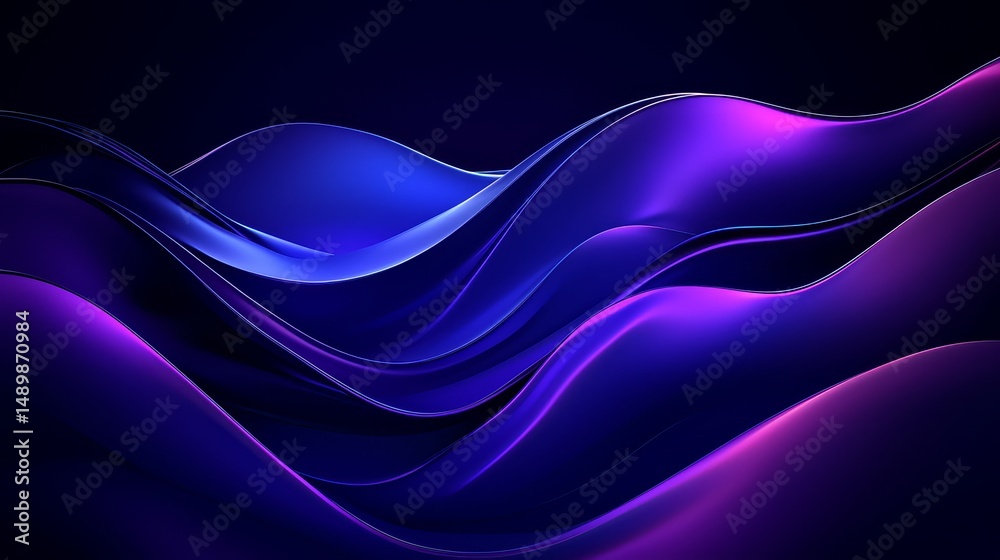Fototapeta premium Abstract dark color fluid design