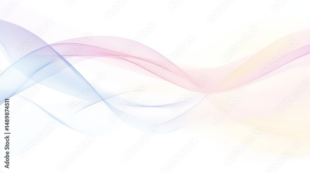 Fototapeta premium Abstract flowing lines background