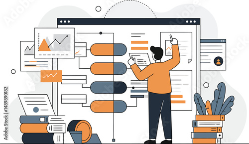 Minimalist Marketer with Kanban Board