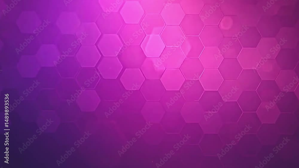 deep purple to soft pink hexagonal gradient, captivating and modern background, suitable for tech themed presentations, communicates creativity and professionalism