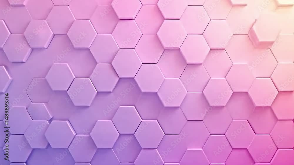 gradient of light lavender to vibrant fuchsia in a hexagonal pattern, artistic and functional background for websites, supports visual learning, perfect balance of color for educational content