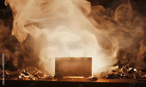 Burning Box: Destruction and Obscurity