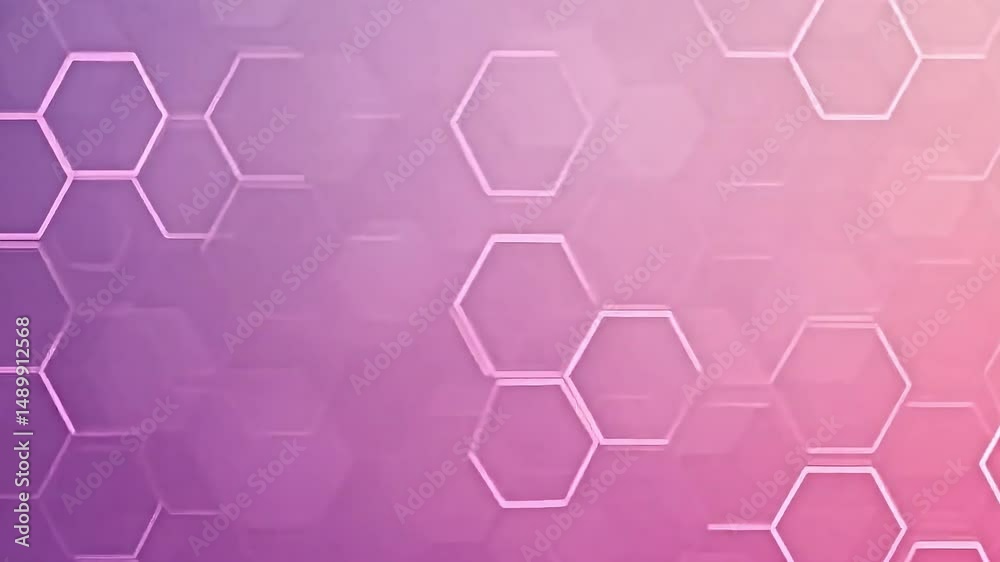 soft gradient hexagonal background, hues of lavender and rose, ideal for digital storytelling, enhances presentations with a touch of sophistication, fluid color transition