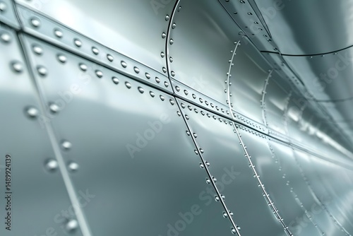 Rivets Secure Metal Panels: A Study of Industrial Design and Construction Techniques in Modern Architectural Aesthetics, Exploring Geometric Patterns and Surface Textures for Inspiration